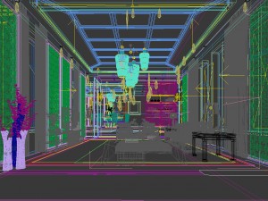 stylish avant-garde living room design 70 Model 3D