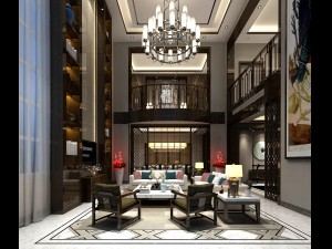 stylish avant-garde living room design 71 3D मॉडल