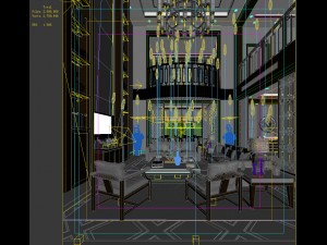 stylish avant-garde living room design 71 Modelo 3D