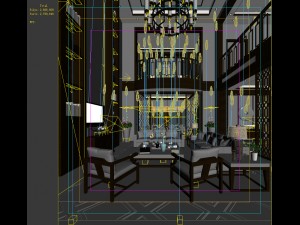 stylish avant-garde living room design 71 Modelo 3D