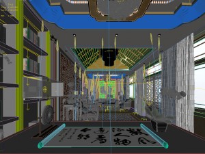 stylish avant-garde living room design 74 Model 3D