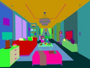 stylish avant-garde living room design 76 3D मॉडल