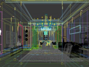 stylish avant-garde living room design 77 Model 3D