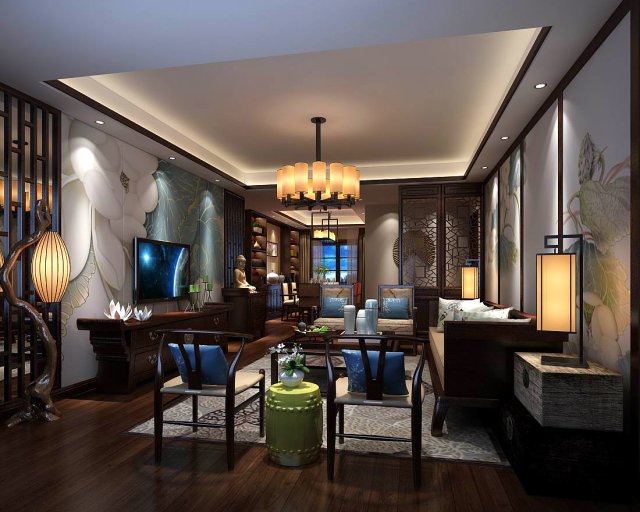 stylish avant-garde living room design 78 Modèle 3D .c4d .max .obj .3ds .fbx .stl .blend 