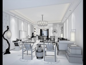 stylish avant-garde living room design 78 Modèle 3D