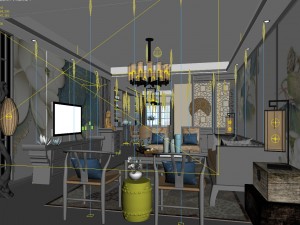 stylish avant-garde living room design 78 Modèle 3D