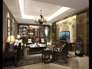 时尚前卫的客厅设计 79 3D 模型