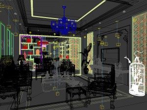 stylish avant-garde living room design 79 3D 模型