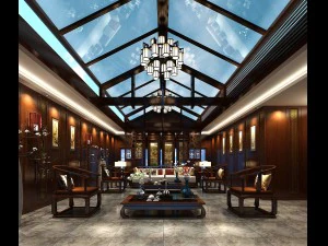 세련된 아방가르드 거실 디자인 81 3D 모델