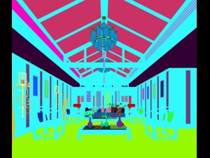 stylish avant-garde living room design 81 3D Model
