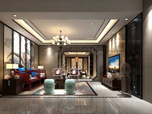 stylish avant-garde living room design 86 3D Model