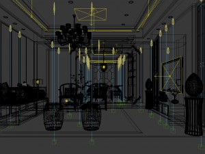 stylish avant-garde living room design 86 3D 模型
