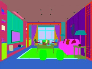 stylish avant-garde living room design 87 3D Model