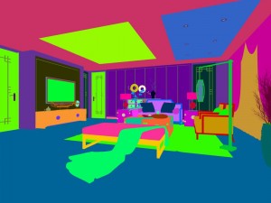 stylish avant-garde living room design 88 3D Model