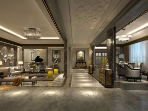 stylish avant-garde living room design 90 3D Model