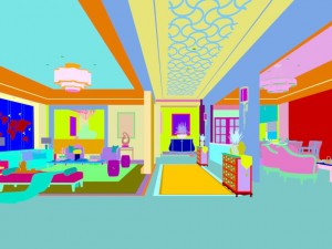 stylish avant-garde living room design 90 Modelo 3D