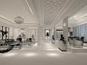 stylish avant-garde living room design 90 Modelo 3D