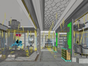 stylish avant-garde living room design 90 Modelo 3D