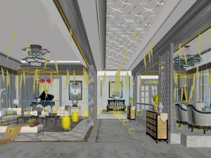stylish avant-garde living room design 90 Modelo 3D