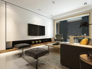 Stilvolles Avantgarde-Wohnzimmerdesign 93 3D Modell