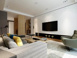 stylish avant-garde living room design 93 Modelo 3D