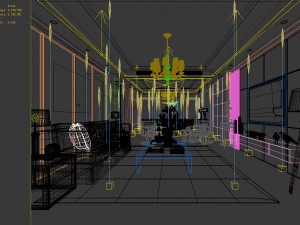 stylish avant-garde living room design 103 Modèle 3D