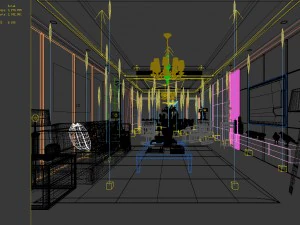 stylish avant-garde living room design 103 3D Model