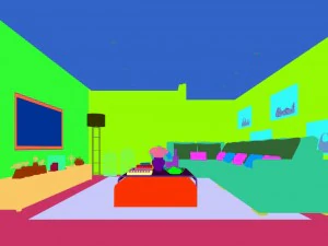 stylish avant-garde living room design 104 3D Model