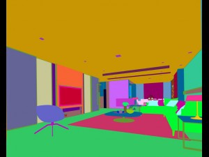 stylish avant-garde living room design 106 3D मॉडल