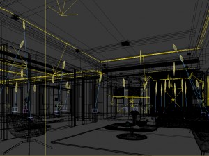 stylish avant-garde living room design 106 3D मॉडल