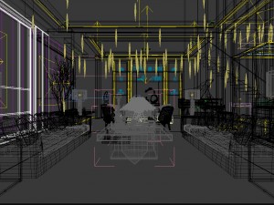 stylish avant-garde living room design 109 3D Model