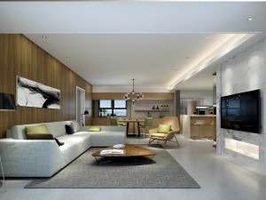 stylish avant-garde living room design 110 Modèle 3D