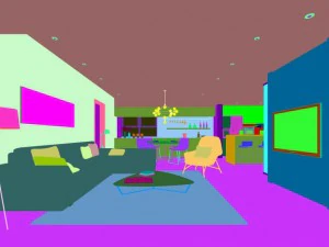 stylish avant-garde living room design 110 3D Model