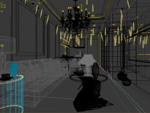 stylish avant-garde living room design 116 Modèle 3D