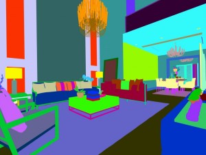 stylish avant-garde living room design 119 3D 모델
