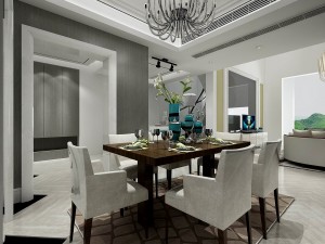 stylish avant-garde living room design 119 3D 모델