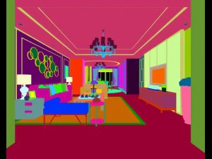stylish avant-garde living room design 121 3D Model