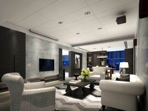 stylish avant-garde living room design 122 Model 3D