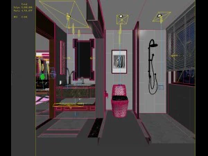 stylish avant-garde living room design 124 3D Model