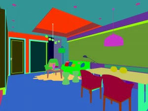 stylish avant-garde living room design 125 3D Model