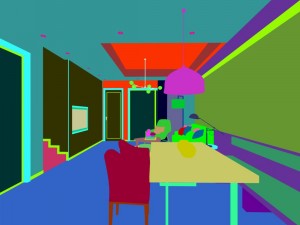 stylish avant-garde living room design 125 Model 3D
