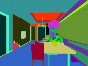 stylish avant-garde living room design 125 3D Model