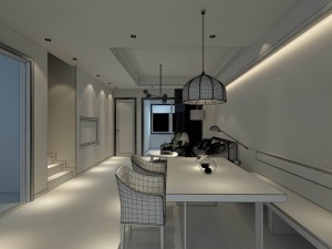 stylish avant-garde living room design 125 Model 3D