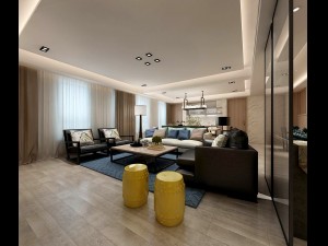 stylish avant-garde living room design 126 Modèle 3D