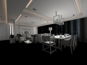 stylish avant-garde living room design 126 Modèle 3D