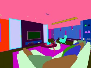 stylish avant-garde living room design 127 3D Model