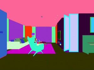 stylish avant-garde living room design 127 3D Model