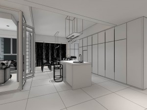 stylish avant-garde living room design 127 3D Model
