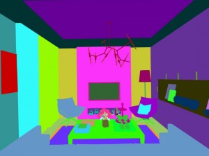 stylish avant-garde living room design 131 Modelo 3D