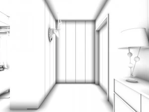 stylish avant-garde living room design 131 3D Model